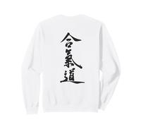 Aikido, impresión al Dorso Sudadera