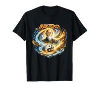 Aikido Maestro Energía Cósmica Camiseta