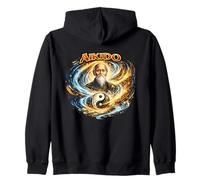 Aikido Maestro Energía Cósmica Sudadera con Capucha