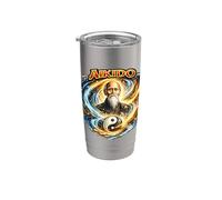 Aikido Maestro Energía Cósmica Vaso térmico de acero inoxidable de doble pared