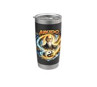 Aikido Maestro Energía Cósmica Vaso térmico de acero inoxidable de doble pared