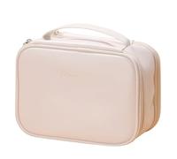 Aikimfuly 5sssallefaa Lar ity Bolsa de maquillaje de viaje de doble capa, organizador de cosméticos multifuncional y almacenamiento de joyería portátil, bolsa de transporte de viaje impermeable, Un