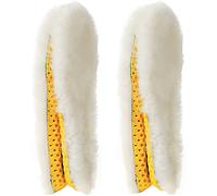 Ailaka Plantillas deportivas de lana de oveja para mujeres y hombres, forro polar de piel extra gruesa, inserciones cálidas para zapatos, botas, pantuflas, tenis