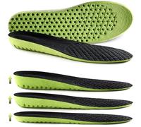 Ailaka Plantillas elásticas para zapatos deportivos que absorben los golpes, suaves y transpirables, de panal de abeja, para hombres y mujeres