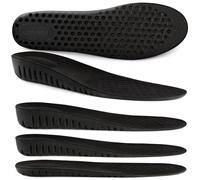 Ailaka Plantillas elevadoras para hombres y mujeres, diseño de panal de abejas que absorben los golpes, plantillas de repuesto de longitud completa, zapatos deportivos para aumentar la altura