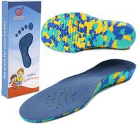 Ailaka Plantillas ortopédicas para zapatos con soporte de arco para niños, inserciones de espuma EVA para pies planos, fascitis plantar