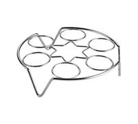 Ailan Accesorios para ollas y rejillas para freidoras de aire Accesorios versátiles para ollas y rejillas para huevos Soporte para huevos cocidos que permite una experiencia de cocción cómoda Vaporera