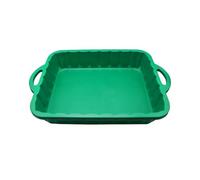 Ailan Bandeja de goteo de aceite rectangular gran capacidad Herramienta drenaje aceite diseñada para mantenimiento automotriz y recolección eficiente Recipiente receptor reparación, Verde, 50x39cm