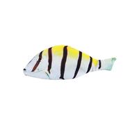 Ailan Bolsa Transparente para bolígrafos con Forma de pez con Cierre Seguro y Realista, Forro de Esponja Suave, No te Preocupes por Que los artículos se caigan de la Tela Oxford, Tipo+1