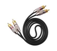 Ailan Cable de audio de repuesto para conexión estéreo auriculares, cable conector macho duradero que garantiza un sonido auténtico, adaptador audio estéreo macho a, 1 metro