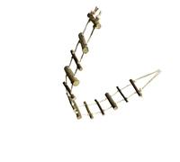 Ailan Columpio flexible para jaula de pájaros que mejora la configuración de la jaula y ofrece un emocionante juego para hámsteres, ratones y mascotas pequeñas. Accesorios para columpios para pequeños