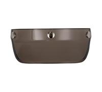 Ailan Cubierta de Visera para Motocicleta, Protector Solar, Resistente al Desgaste, Ajustable, Ligero, para Estilo Retro, Protector Solar, Cubierta Protectora contra el Viento, Café, 18 x 7.5 cm