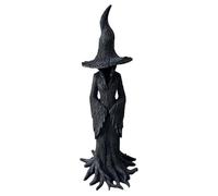 Ailan Decoraciones de Halloween Que transforman el hogar con una Exquisita Estatua de Resina Crackers Barrels, 20cm
