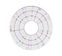 Ailan Dispositivo preciso para moldear arcilla. Disco recortador de cerámica. Regla de línea para artistas que permite dividir la arcilla fácil y rápidamente. Círculo modelado para trabajos