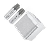 Ailan Doble MAI Joy de Potencia - Altavoz Bluetooth Compatible con entradas TF y para AUX Conexión Bluetooth de plástico Inalámbrico K Sing, Blanco