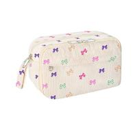 Ailan Estuche Blando con Compartimentos con Cremallera de Gran Capacidad para lápices Escolares, Estuche de Lona estético con Cremallera, Tipo+5