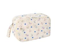 Ailan Estuche Blando con Compartimentos con Cremallera de Gran Capacidad para lápices Escolares, Estuche de Lona estético con Cremallera, Tipo+2