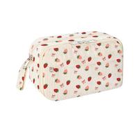 Ailan Estuche Blando con Compartimentos con Cremallera de Gran Capacidad para lápices Escolares, Estuche de Lona estético con Cremallera, Tipo+1