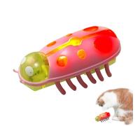 Ailan Gato de Juguete para Mascotas Que Funciona con Pilas, Juego en Bucle con Insecto luminiscente, Forma de Animal Bonito, cucaracha ABS, sustituto de cucaracha, mi