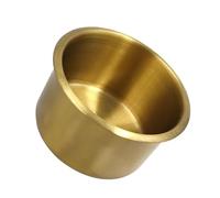 Ailan Inserto de Bolsillo para Autocaravana, Autocaravana, Universal, Acabado Liso, fácil de Limpiar, admite Botellas y Vasos para Todas Las Aventuras al Aire Libre, Acero, 9x5.5 cm