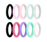 Ailan Juego de anillos de silicona Bandas de goma de silicona Bandas para