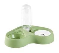 Ailan Juego de Cuencos 3 en 1 para Perros y Gatos con Base Inclinada y elevada, fácil de Limpiar, Gran Capacidad para almacenar Agua y Comida. El Cuenco Agua para Gatos es Adecuado para diversas