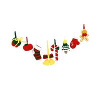 Ailan Kit de iniciación a ganchillo para manualidades sencillas: adornos navideños hechos a mano. Kit de ganchillo navideño para principiantes y adultos. Decoración punto ecológica hecha mano.