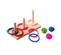 Ailan La selección de juguetes para pájaros ofrece variedad y mejora la experiencia de juego para agapornis, periquitos y cotorras, garantizando felicidad. Juguete interactivo educativo para cacatúas.