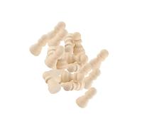 Ailan Lote de 20 piezas de ajedrez Para madera natural para estrategia y sociabilidad. Piezas ajedrez Para madera para escuela.