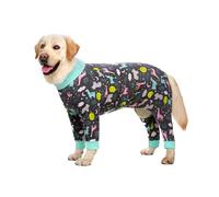 Ailan Mono de Pijama para Perro, fácil de Limpiar, Ropa cómoda y Elegante, Pijama de algodón de Amplia aplicación, Mono para Perro, Treinta y Seis