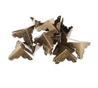 Ailan Protector de esquinas para caja antigua, protector vintage para esquinas, caja de Para madera, patas, baúl para joyas, regalo