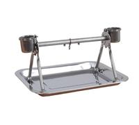 Ailan Soporte de Duradero para Entrenamiento, Percha para Juegos, Jaula para pájaros, Juguetes, Gimnasio, Plataforma, Estante Que Mejora el Tiempo de Juego Las Aves, Soporte para pájaros, Percha