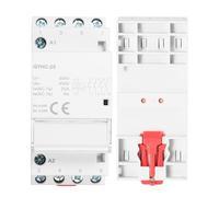 Ailao Contactor 220V 3 fases 4 conductores 25A 2NO+2NC alterna para el hogar protección de corriente continua bajo consumo de energía bajo ruido larga vida útil para el control remoto.