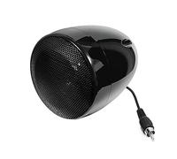 Aileap Altavoz pasivo de Rango Completo de 15 W con Enchufe RCA estándar, Piezas de Repuesto del Sistema de Audio M1000, M600, MX150H, SPK350 para Motocicletas, ATV, UTV, Barco (Negro,Red)