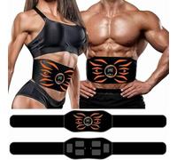 AILEDA EMS Estimulación, Cinturón Muscular Abdominal, Estimulación Muscular para fortalecer y regenerar los músculos abdominals,Varios Nodos Tonificador Muscular para Abs