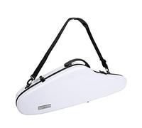 Aileen CSV-F18 - Funda rígida para violín 4/4 (tamaño Completo, con suspensión higrómetro), Color Blanco