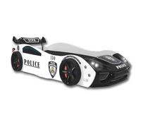 Aileenstore Cama infantil para coche de 90 x 200 cm, incluye somier, lámpara LED Spoiler (colchón Fresh Plus H2)