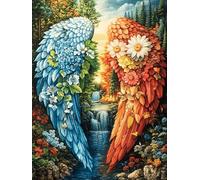 Ailes d'ange Dans le Jardin Puzzle 300 Piezas Cartón Blanco Premium para Coleccionistas Mitos fantásticos Entrenamiento Memoria Hobby Colección Regalo Original 300 PCS