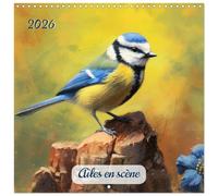 Ailes en scène (Calendrier mural carré 2026 30 x 60 cm (ouvert)) Calendrier double avec une page pour vos prises de notes: Plongez dans la beauté et ... qui peuplent nos jardins. (CALVENDO Animaux)