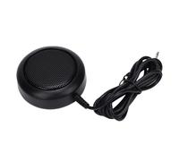 Ailgely Altavoz Externo de Radio CB Diseño Duradero Ideal para Sistemas de Comunicación en Vehículos Enchufe Redondo 3,5 Mm 1 W