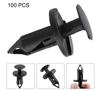 Ailgely ANR2224 Clips de Remaches para de Rueda de Parachoques Automático, Clips Premium para con Empujar para Cerrar, Atornillar para Soltar, 20/50/100/200 Piezas Opcionales (cien paquetes)