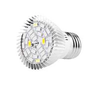 Ailgely Bombilla de Cultivo de Plantas E27 Espectro Completo nergética para Plantas Interior, Suculentas, Invernaderos y Plántulas, Larga Vida útil (28leds)