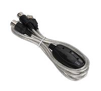 Ailgely Cable Adaptador MIDI con Alimentación USB para Conexión de Teclado Musical a PC para Configuración de Estudio en Casa y Grabación Sencilla