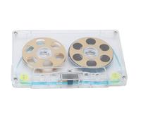 Ailgely Casetes de Música en Blanco para Bricolaje, Poco Ruido, Tiempo de Grabación 46 Minutos para Amantes la Música, Construcción Aleación Aluminio ABS (Oro)