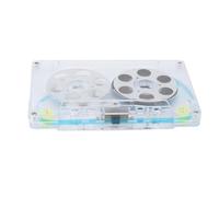 Ailgely Casetes de Música en Blanco para Bricolaje, Poco Ruido, Tiempo de Grabación 46 Minutos para Amantes la Música, Construcción Aleación Aluminio ABS (Plata)