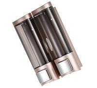 Ailgely Dispensador de jabón de Pared, dispensador jabon baño,Dispensador y Soporte Manual de champú y Gel de Ducha, Adecuado para Hotel, baño, Inodoro. (200ml x 2)