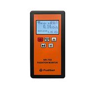 Ailgely Geiger NR-750 Detector de radiación nuclear portátil, pantalla LCD Detector de radiación nuclear, probador doméstico radiactivo β Y Detección de rayos X Vibraciones de sonido Luz Triple Alarma