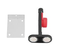 Ailgely Instalación Estable Soporte Nivelador Láser Imán Fuerte Soporte de Montaje en Pared Soporte de Rack Rosca de 1/4in, Ajustable para el Trabajo, Material de Hierro ABS, para