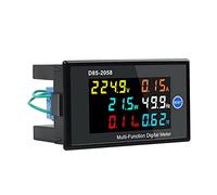 Ailgely Medidor de Medición del Factor de Potencia para Monitoreo Voltaje y Corriente CA, Presión 80-106 KPa (CA40-300V)