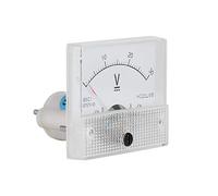 Ailgely Medidor de Voltaje CC 85C1 Voltímetro de Corriente Compacto y Fácil Leer para Experimentos Científicos Plástico 1 Unidad (Medición presión 0-30V)